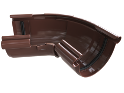 Угол желобаа 120-145°, ПВХ, серия Элит, цвет Коричневый